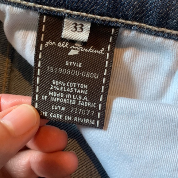 7 for all Mankind Men’s jeans. Standard. Size 33. - Picture 4 of 10